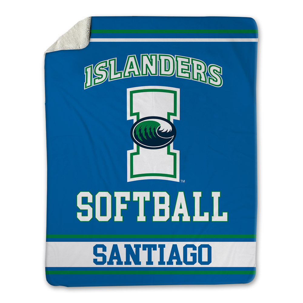 Texas A&M Corpus Christi - NCAA Softball : Kayla Santiago - Blanket-0