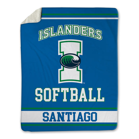 Texas A&M Corpus Christi - NCAA Softball : Kayla Santiago - Blanket-0