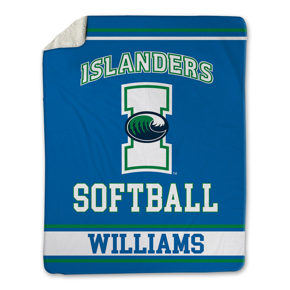 Texas A&M Corpus Christi - NCAA Softball : Malia Williams - Blanket-0