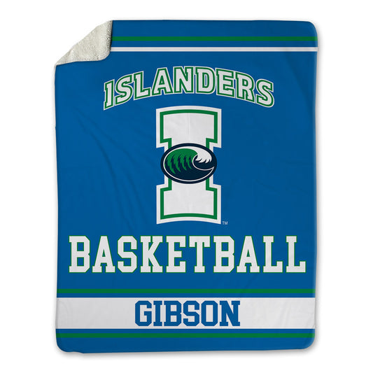 Texas A&M Corpus Christi - NCAA Men's Basketball : Mason Gibson - Blanket-0
