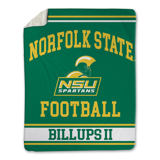 Norfolk State - NCAA Football : Paul Billups II - Blanket-0