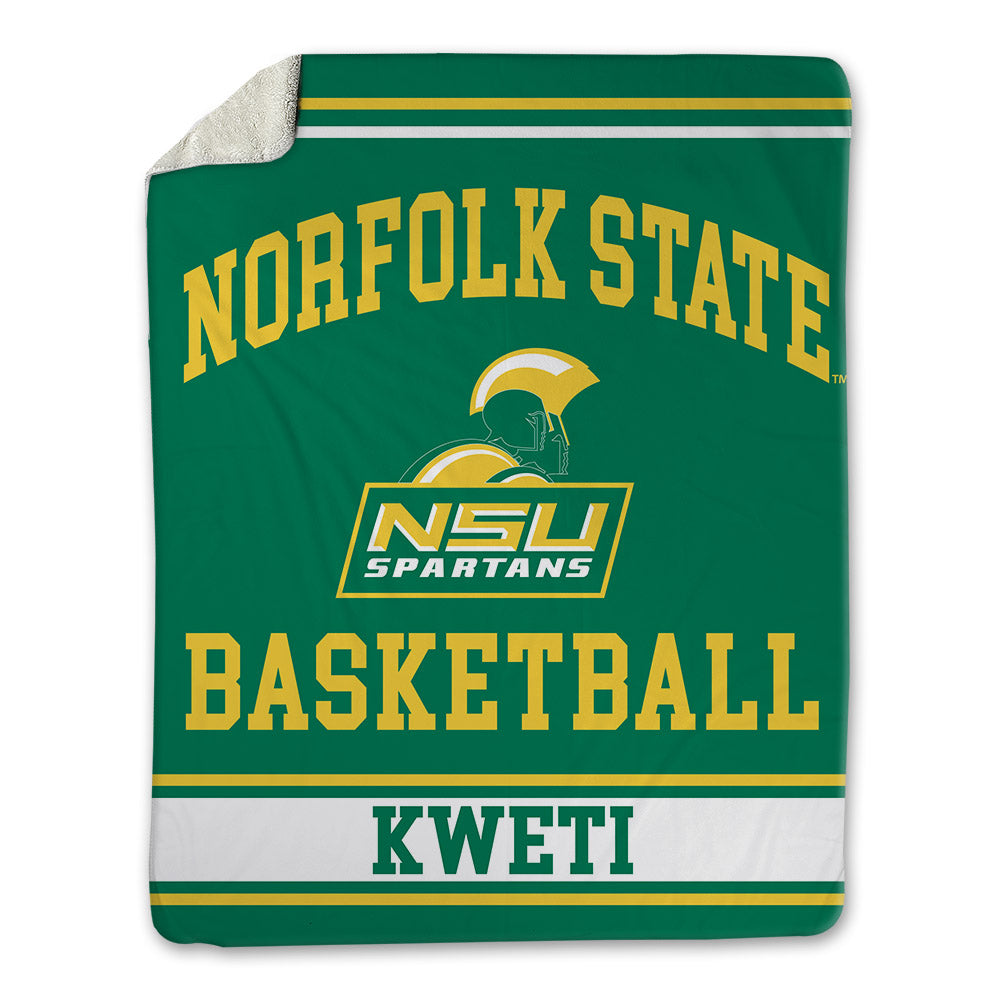 Norfolk State - NCAA Women's Basketball : Carmen Kweti - Blanket-0