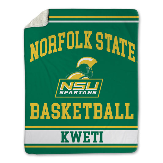 Norfolk State - NCAA Women's Basketball : Carmen Kweti - Blanket-0
