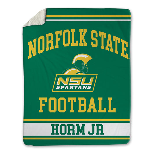Norfolk State - NCAA Football : Jordan Horm jr - Blanket-0