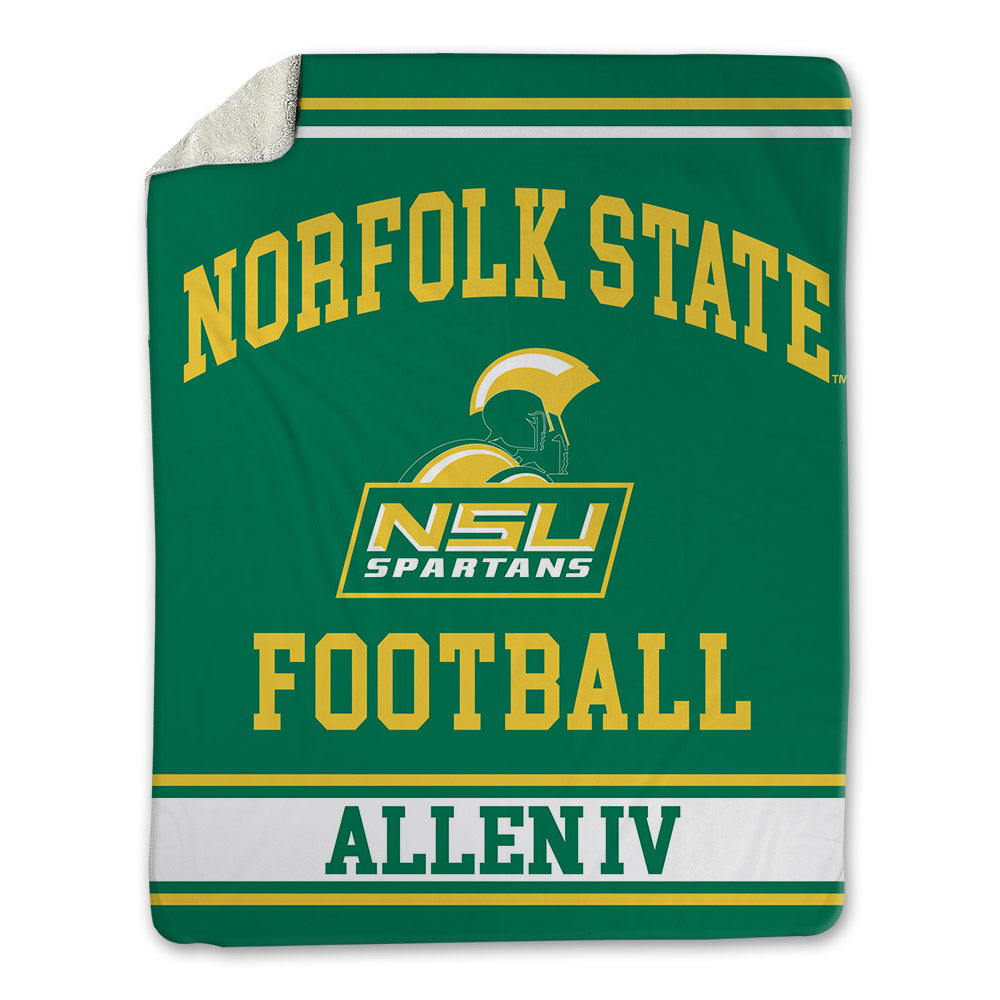 Norfolk State - NCAA Football : Eugene Allen IV - Blanket-0