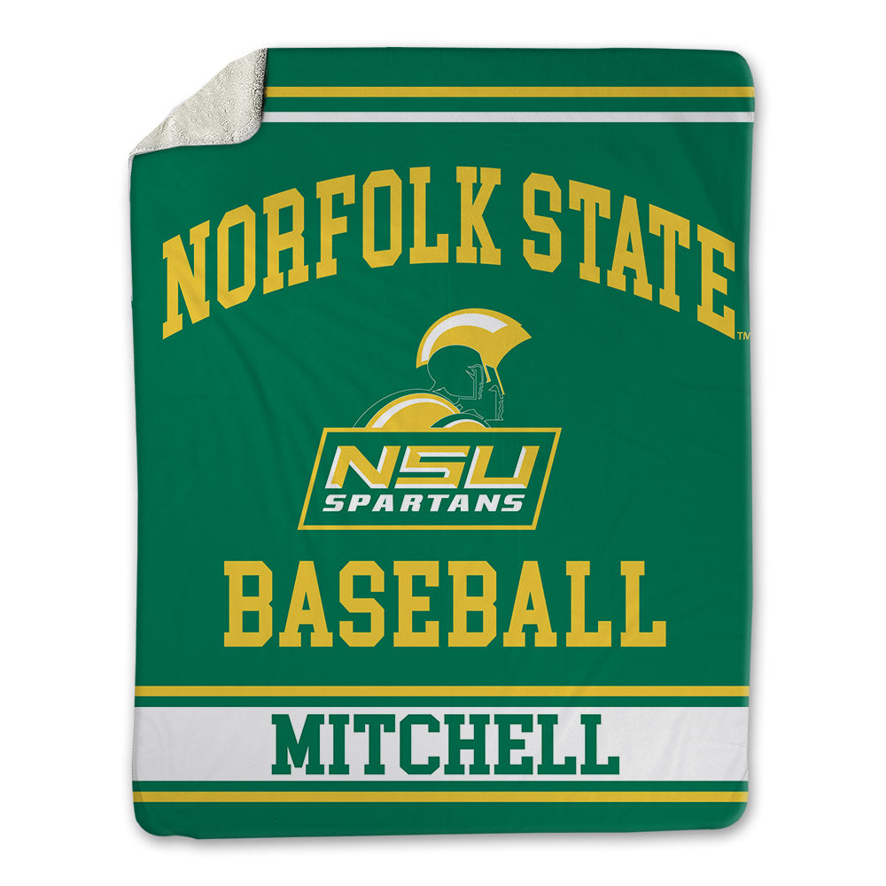 Norfolk State - NCAA Baseball : Tyler Mitchell - Blanket-0