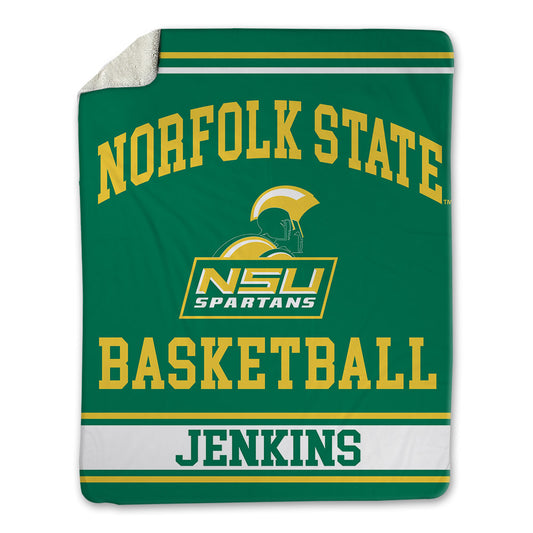 Norfolk State - NCAA Men's Basketball : Mykel Jenkins - Blanket-0