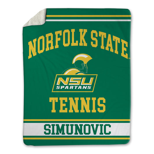 Norfolk State - NCAA Men's Tennis : Dominik Simunovic - Blanket-0