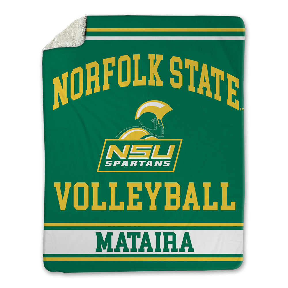 Norfolk State - NCAA Women's Volleyball : Jasmine Mataira - Blanket-0