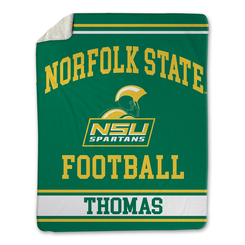 Norfolk State - NCAA Football : KamRyn Thomas - Blanket-0