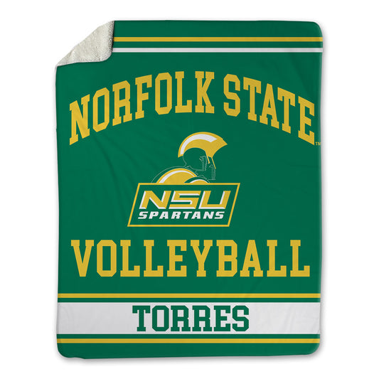 Norfolk State - NCAA Women's Volleyball : Aliyah Torres - Blanket-0