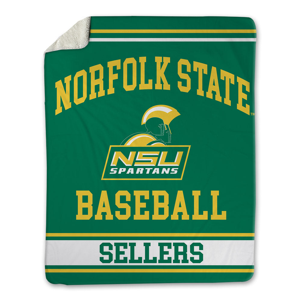 Norfolk State - NCAA Baseball : Ryan Sellers - Blanket-0