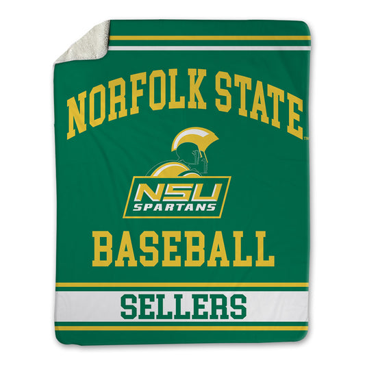 Norfolk State - NCAA Baseball : Ryan Sellers - Blanket-0