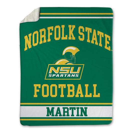 Norfolk State - NCAA Football : Javontay Martin - Blanket-0
