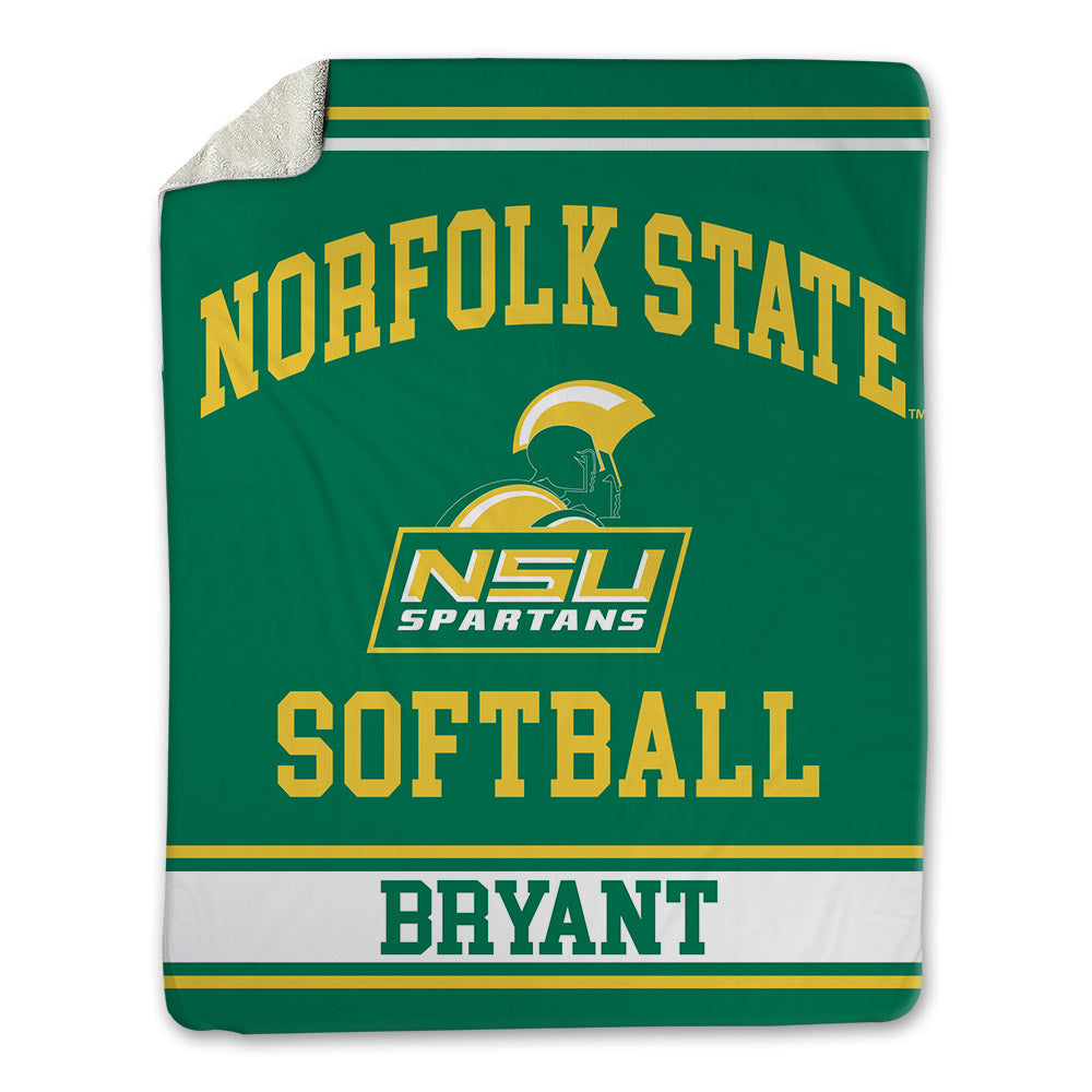 Norfolk State - NCAA Softball : Kailey Bryant - Blanket-0