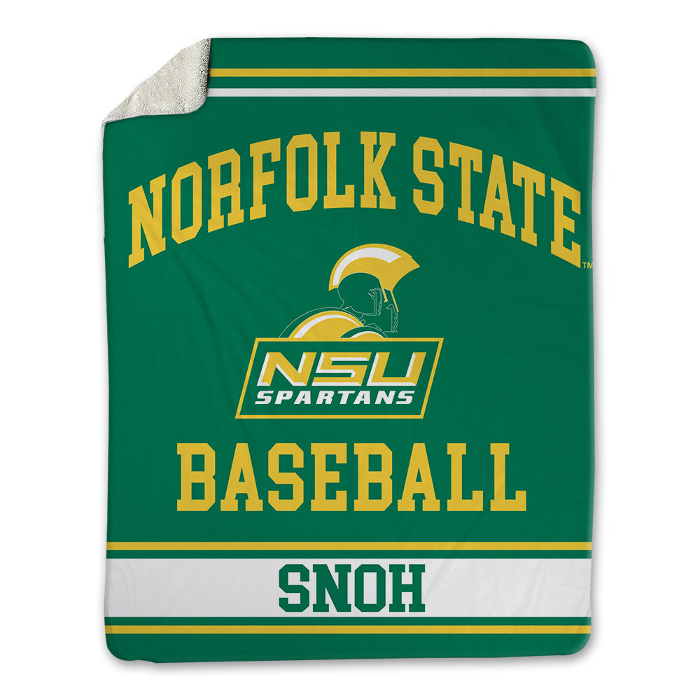 Norfolk State - NCAA Baseball : Nyenati Snoh - Blanket-0