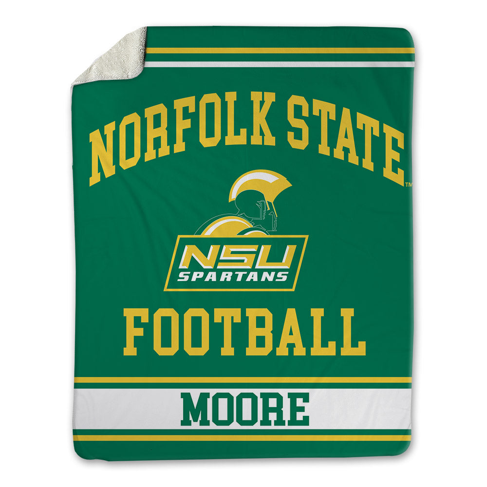 Norfolk State - NCAA Football : Ravon Moore - Blanket-0
