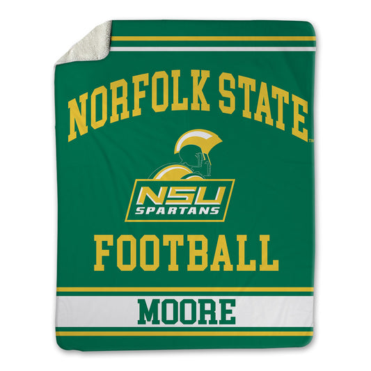 Norfolk State - NCAA Football : Ravon Moore - Blanket-0