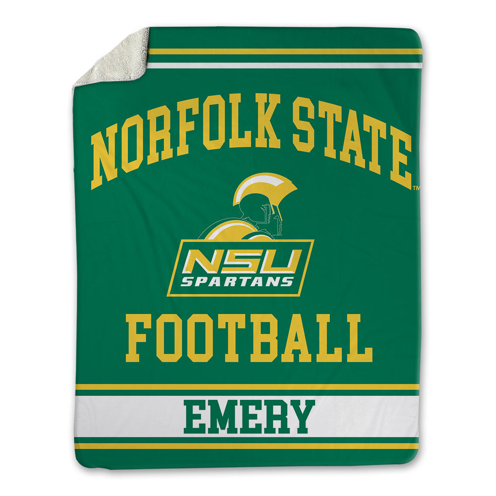 Norfolk State - NCAA Football : Iziah Emery - Blanket-0