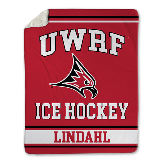UW River Falls - NCAA Men's Ice Hockey : Ethan Lindahl - Blanket-0