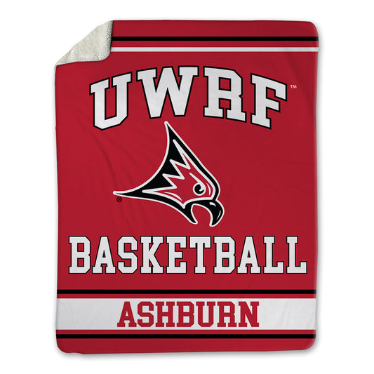 UW River Falls - NCAA Men's Basketball : Riley Ashburn - Blanket-0