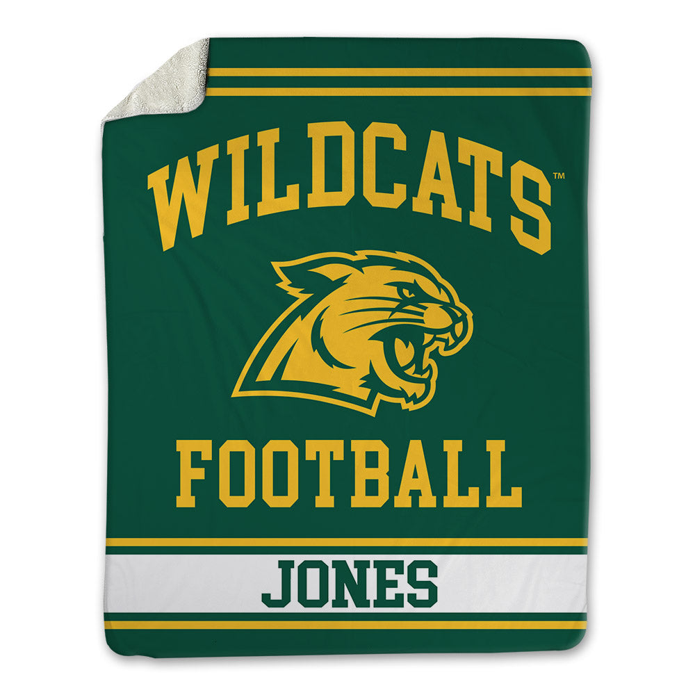 Northern Michigan - NCAA Football : Isaiah Jones - Blanket-0