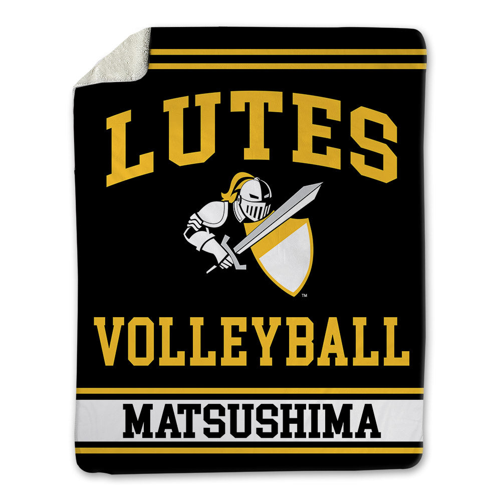 PLU - NCAA Women's Volleyball : Macy Matsushima - Blanket-0