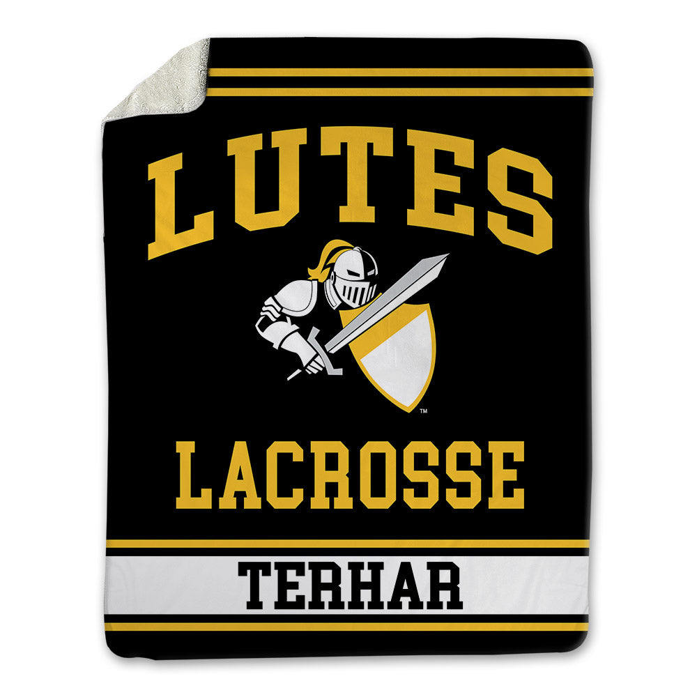 PLU - NCAA Women's Lacrosse : Peyton Terhar - Blanket-0