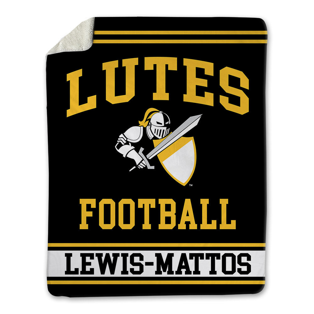 PLU - NCAA Football : Kupaa Lewis-Mattos - Blanket-0