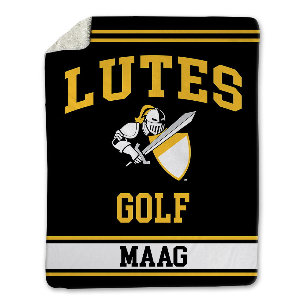 PLU - NCAA Men's Golf : Tyler Maag - Blanket-0