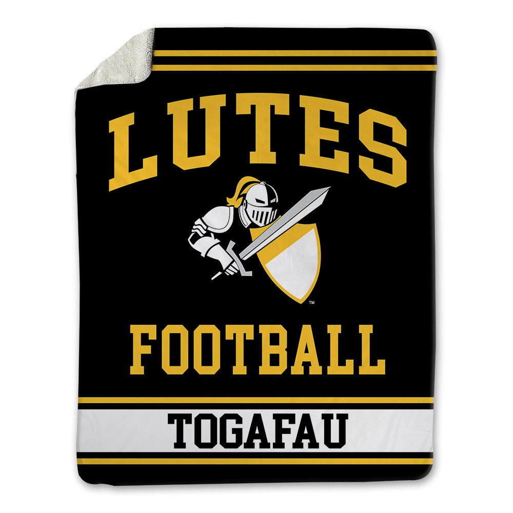 PLU - NCAA Football : Braeden Togafau - Blanket-0