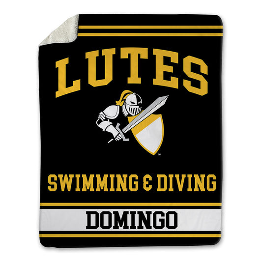 PLU - NCAA Men's Swimming & Diving : Vyron Domingo - Blanket-0
