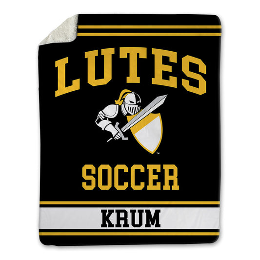 PLU - NCAA Men's Soccer : Logan Krum - Blanket-0