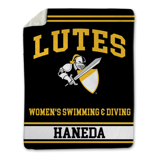 PLU - NCAA Women's Swimming & Diving : Anna Haneda - Blanket-0