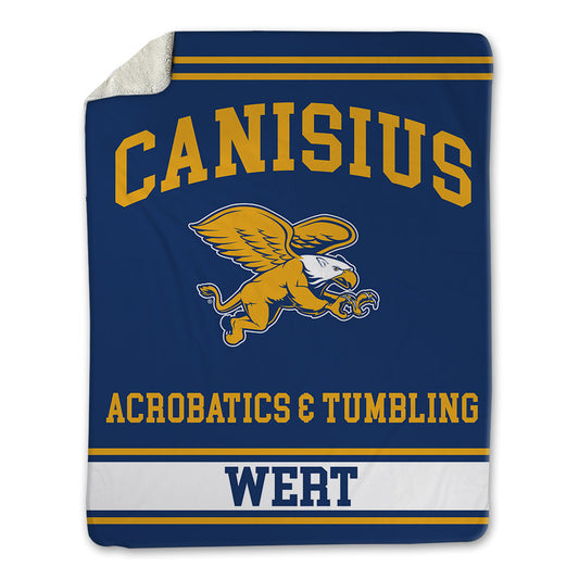 Canisius - NCAA Acrobatics & Tumbling : Jenna Wert - Blanket-0
