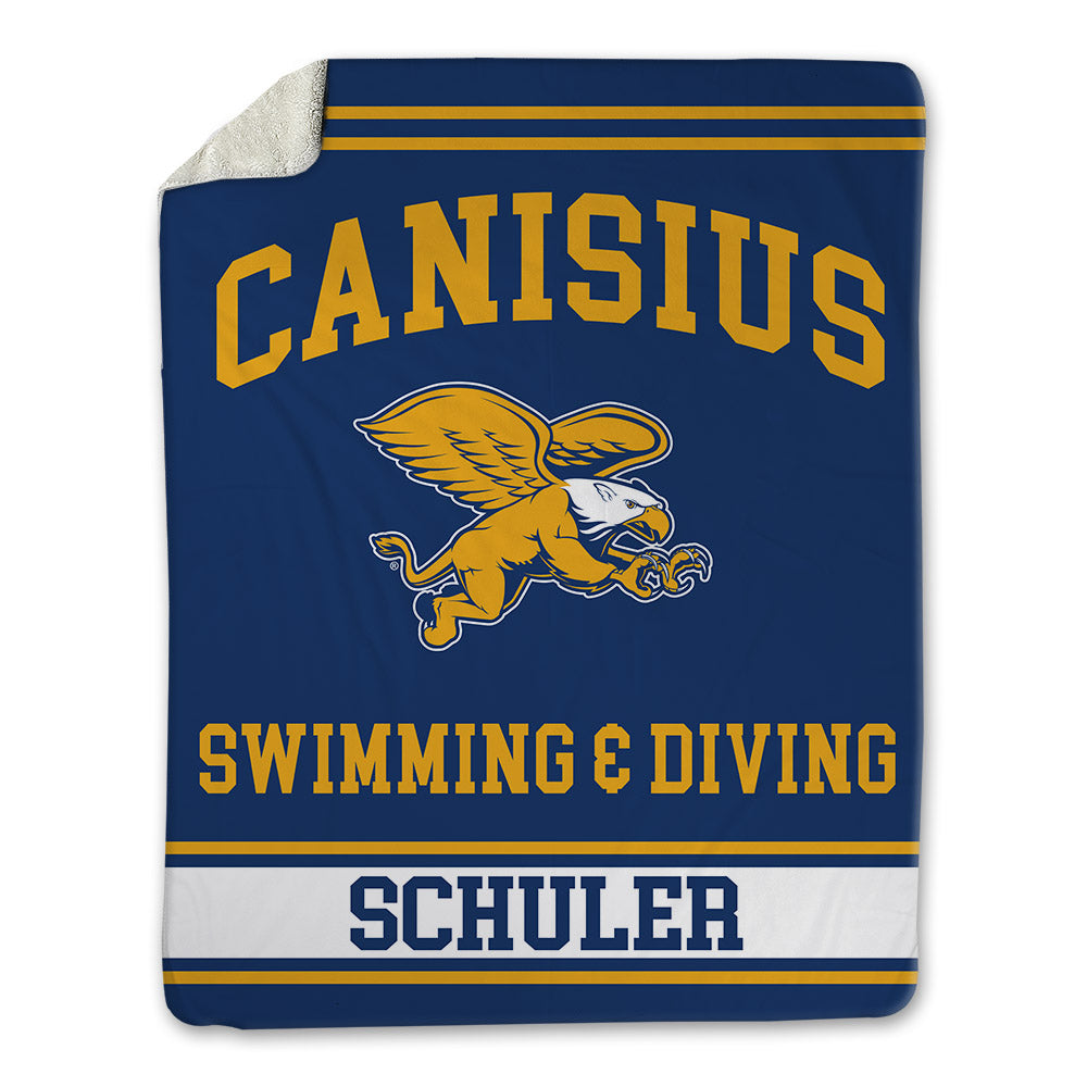 Canisius - NCAA Men's Swimming & Diving : Alex Schuler - Blanket-0