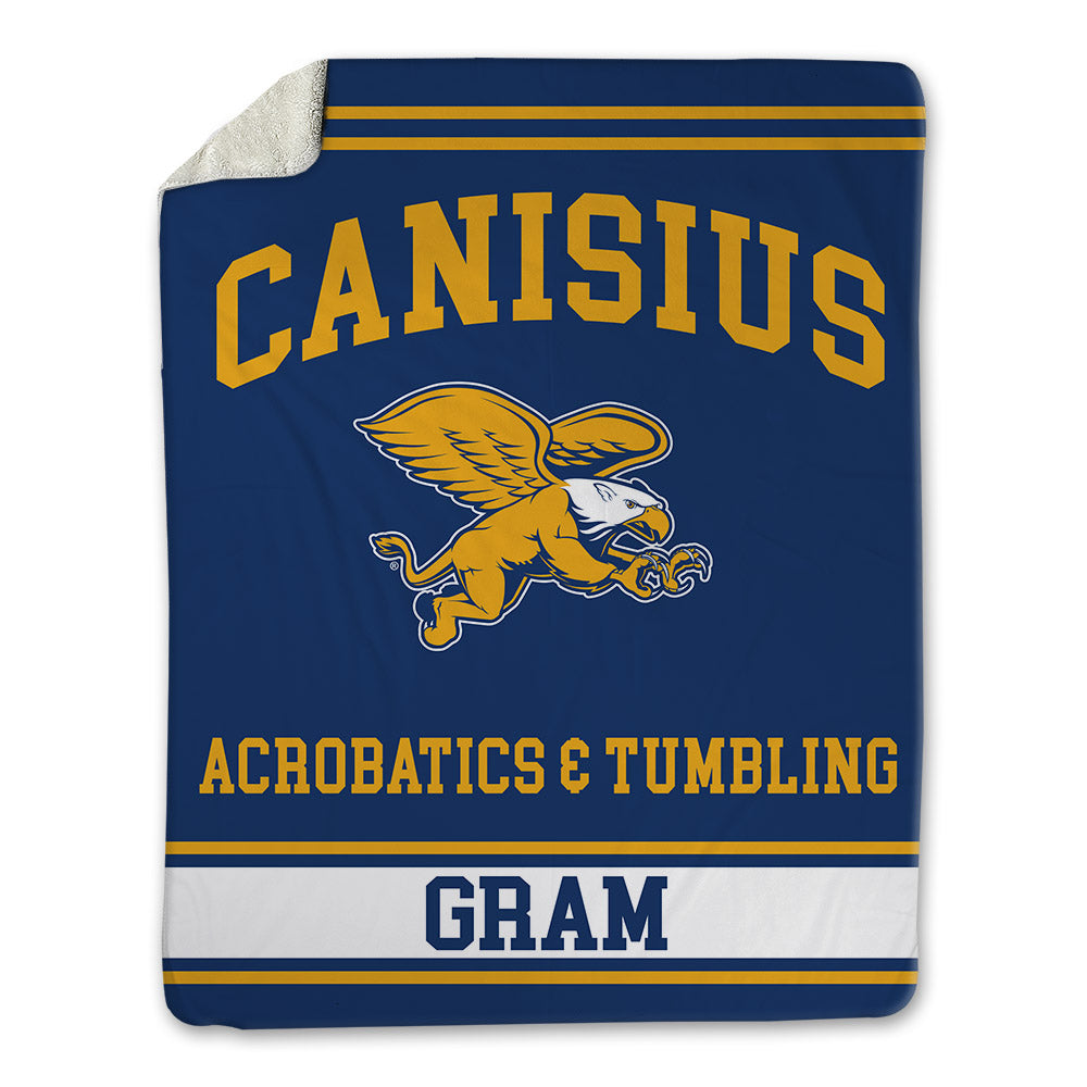 Canisius - NCAA Acrobatics & Tumbling : Carissa Gram - Blanket-0
