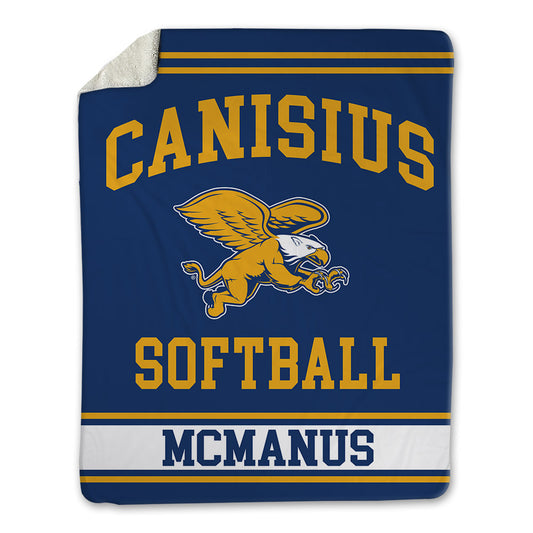 Canisius - NCAA Softball : Taylor McManus - Blanket-0