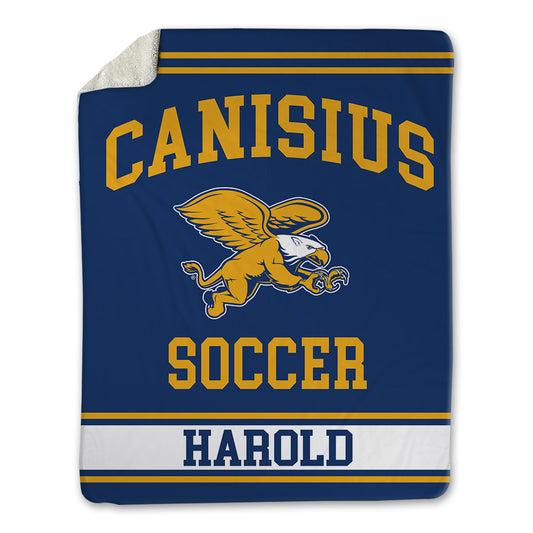 Canisius - NCAA Men's Soccer : Preston Harold - Blanket-0