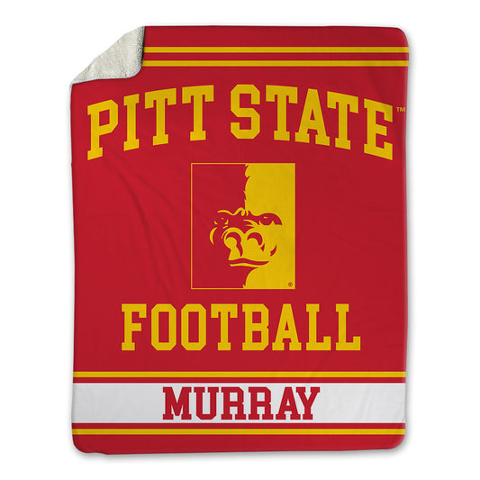 Pitt State - NCAA Football : Karson Murray - Blanket-0