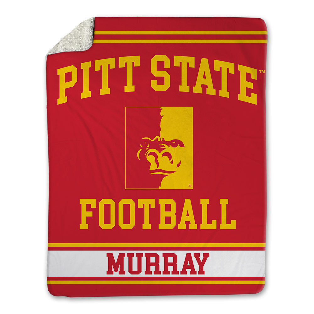 Pitt State - NCAA Football : Karson Murray - Blanket-0