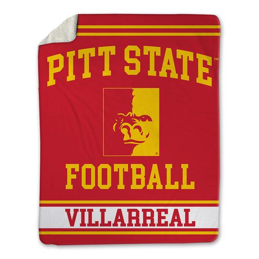 Pitt State - NCAA Football : Ethan Villarreal - Blanket-0