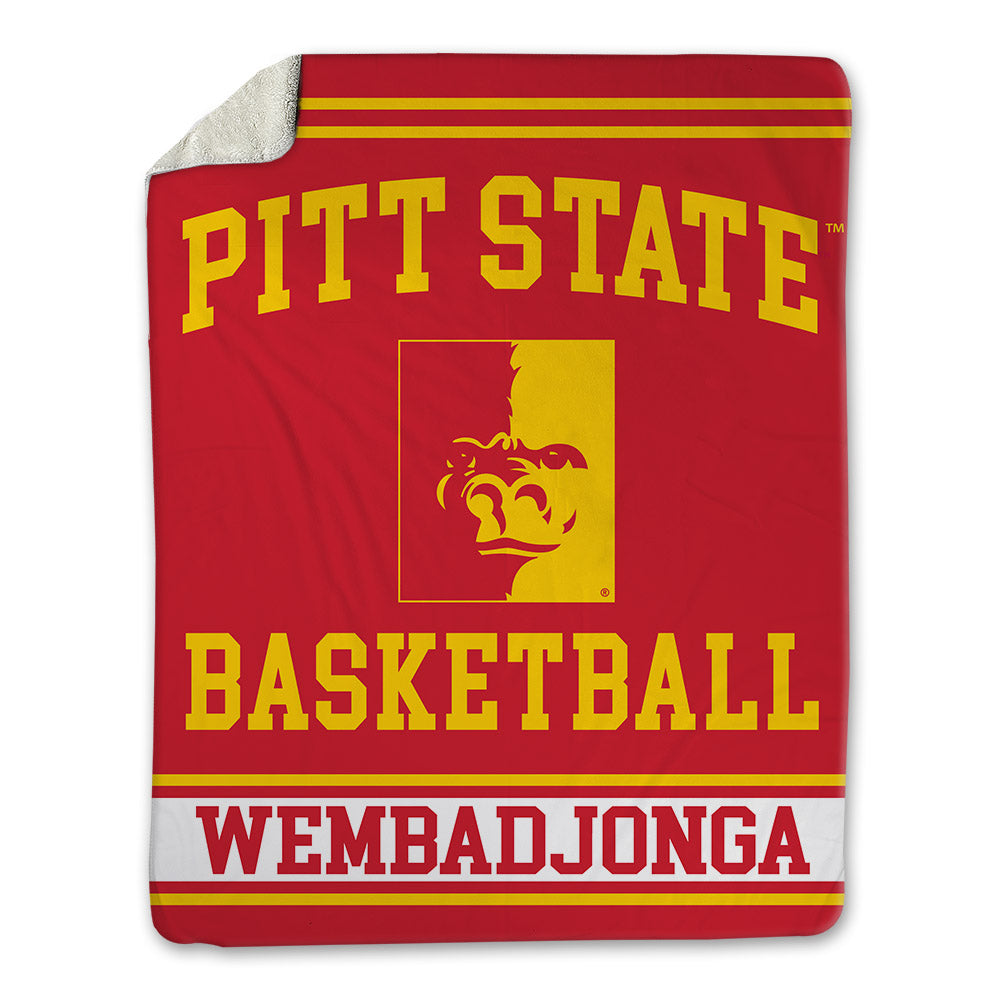 Pitt State - NCAA Women's Basketball : Marie WEMBADJONGA - Blanket-0