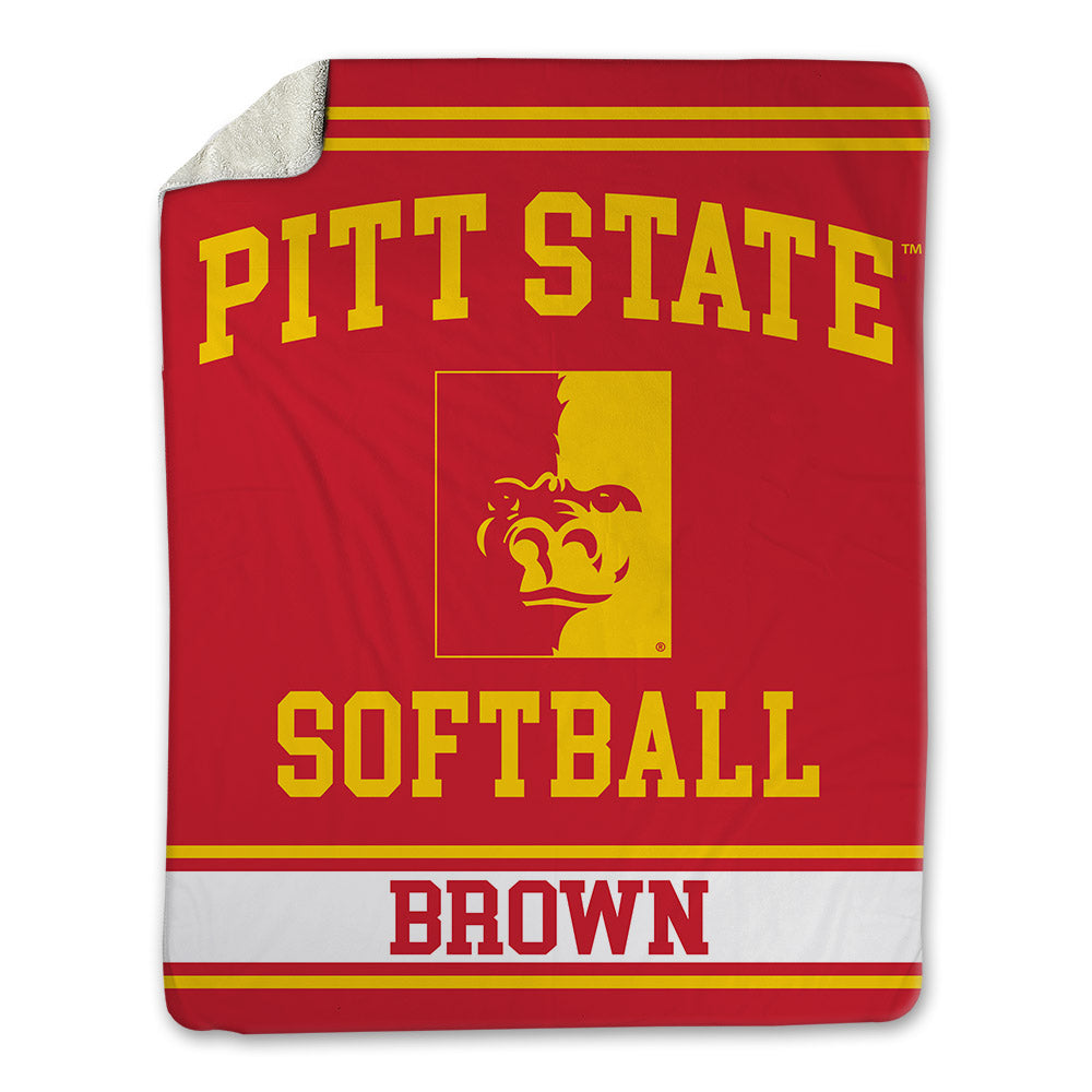 Pitt State - NCAA Softball : Allie Brown - Blanket-0