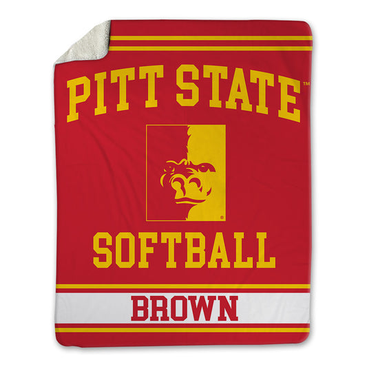Pitt State - NCAA Softball : Allie Brown - Blanket-0