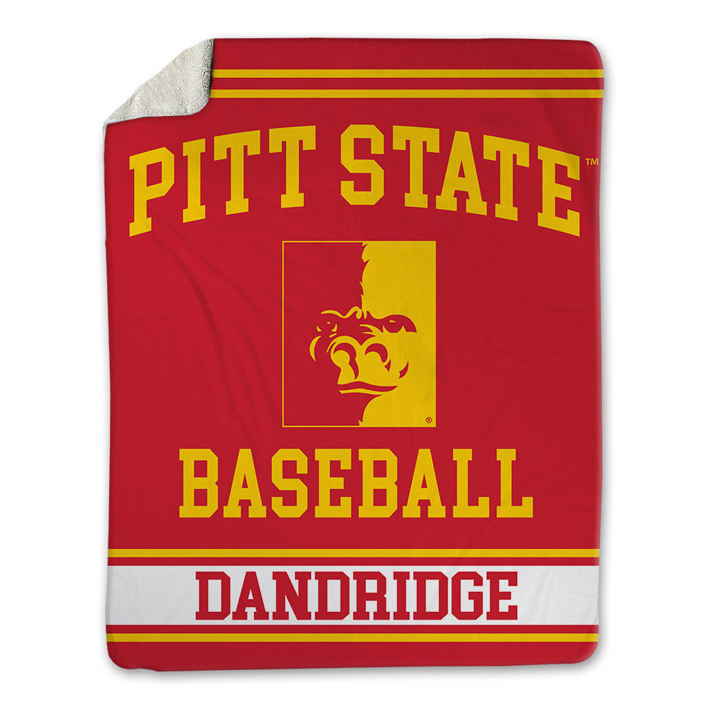 Pitt State - NCAA Baseball : Seth Dandridge - Blanket-0