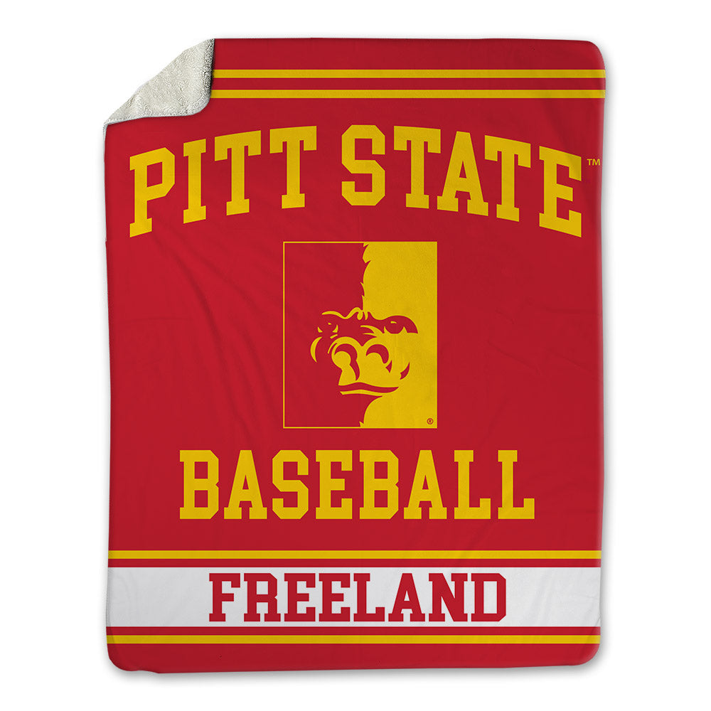 Pitt State - NCAA Baseball : Carter Freeland - Blanket-0