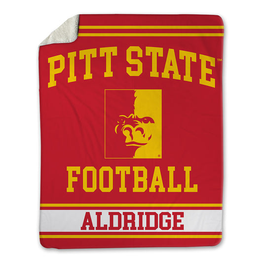 Pitt State - NCAA Football : Bryce Aldridge - Blanket-0