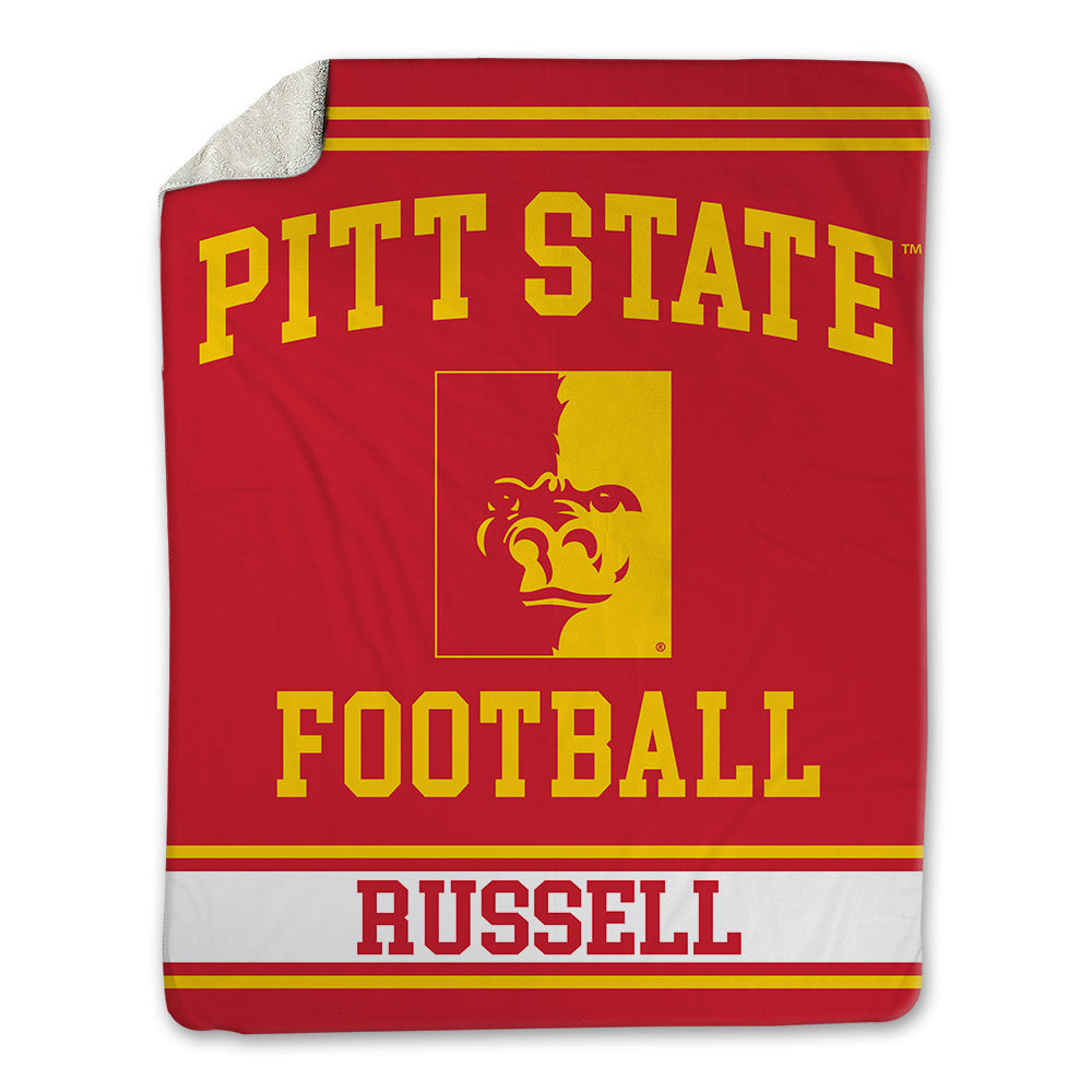 Pitt State - NCAA Football : Kyle Russell - Blanket-0