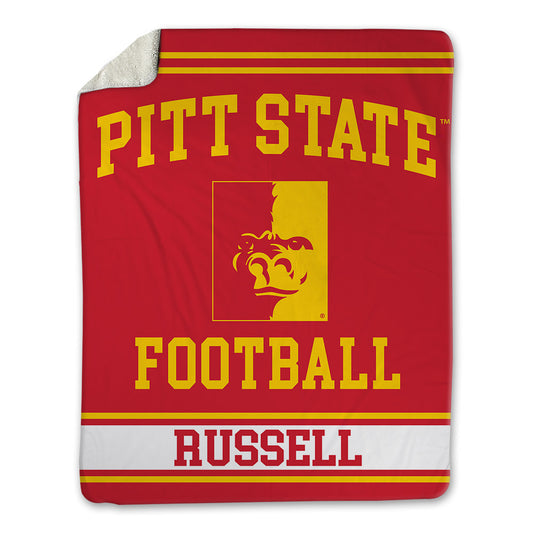 Pitt State - NCAA Football : Kyle Russell - Blanket-0